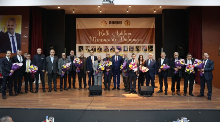 MENEMEN'DE HALK AŞIKLARI GEÇİDİ!