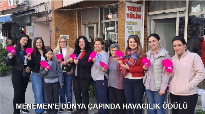 MENEMEN’E DÜNYA ÇAPINDA HAVACILIK ÖDÜLÜ